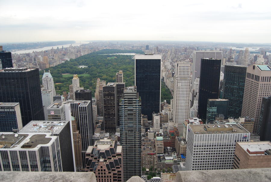 Central Park seen from Midtown