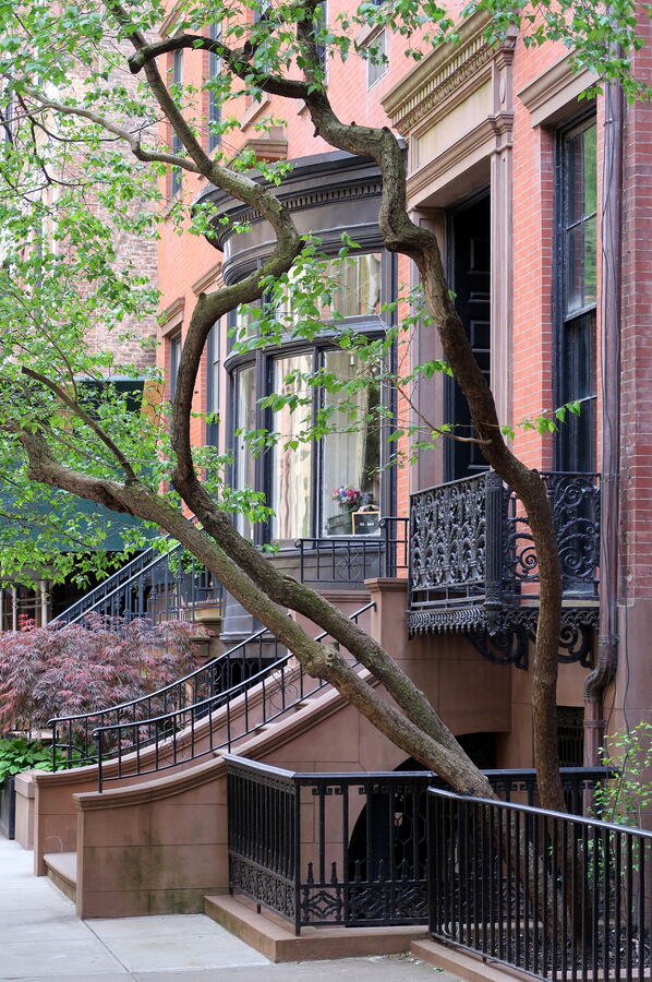 Townhouse on West 10th Street, Greenwich Village